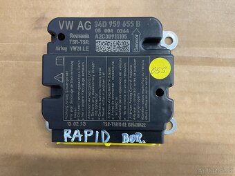 škoda rapid zrkadlo motorček ovladanie budiky bcm pačky - 5