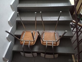 2ks Chromové kuchynské stoličky - 5