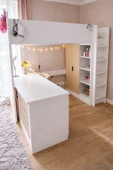 Vysoká posteľ 3v1 Smastad Ikea - 5