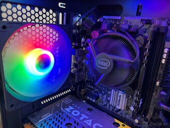 PREDÁM HERNÝ PC - I3 10100F, GTX 1070 8GB, 16GB DDR4,SSD,HDD - 5