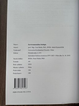 Environmentálna biológia - 5