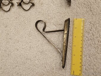 Mosadzná garníž so štipcami - 5