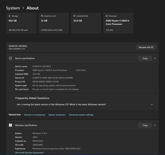 🖥️ Herný PC | Ryzen 5, RTX 3060 12GB, 32GB RAM, 1TB SSD - 5