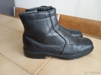 Panske zimne kozene cizmy RIEKER. - 5