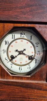 Starožitné kyvadlové hodiny zn. Junghans - 5