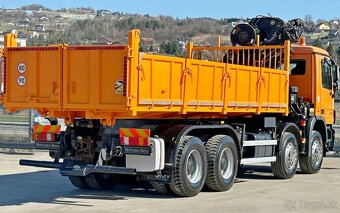 Mercedes-Benz Actros 3241-8x4–SklápěčValník+HR-HIAB 322 EP-4 - 5