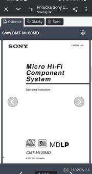 6v1  Nahrávanie MINIDISC LONG PLAY veža Sony ATRACK 3 - 5