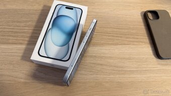Vymenim predam iPhone 15 Blue 128gb ako uplne novy - 5