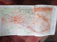 Starý školský zemepisny atlas - 5