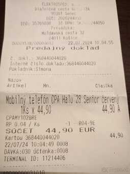 Tlacidlovy mobil CBA (zanovny, v zaruke) - 5