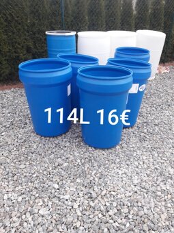 Predám 600L nadrž plastove palety - 5