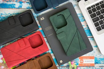 Dvojfarebné zatváracie puzdro pre Xiaomi, Redmi, Poco - 5