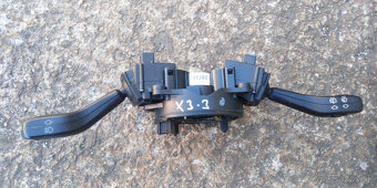 BMW X3 E83 páčky svetiel, smeroviek s BC krúžkom volantu - 5