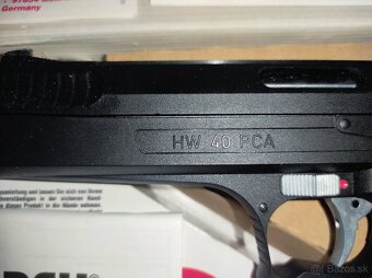 Vzduchová pištoľ Weihrauch HW40 4,5mm - 5