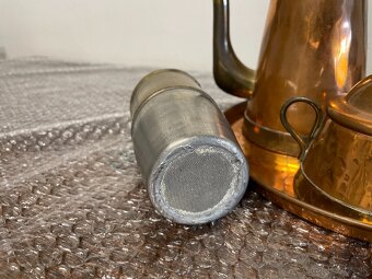 Měděný kávový set - 5