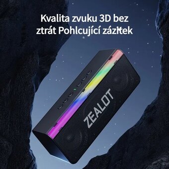 Nový bluetooth reproduktor výkon 20W s RGB efekty. - 5
