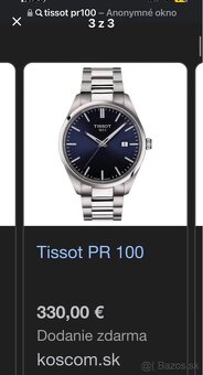 Švajčiarske hodinky Tissot Pr100 - 5