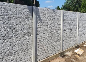 Slovenské betónové ploty aj s montážou len 83€/BM- Košice - 5