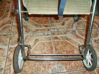 pevný kovový športový kočík retro - 5