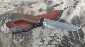 lovecký damaškový nôž - 5