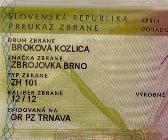 Broková kozlica ZH 101 + hlaveň ZH 124 - 5