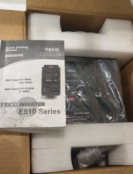 Predám frekvenčný menič TECO E510, 7.5 kW - 5