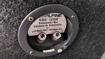 Subwoofer Alpine + zosilňovač Magnat - 5