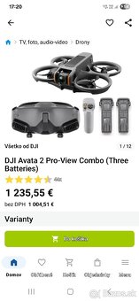 Dron dji avata 2 combo ako na obrázku? - 5