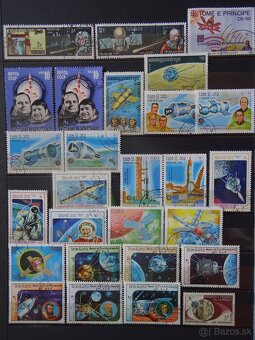 Pekná zbierka známok VESMÍR - 5