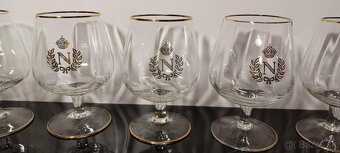 Kultové poháre Napoleonky fazetované 6 ks krásny stav - 5