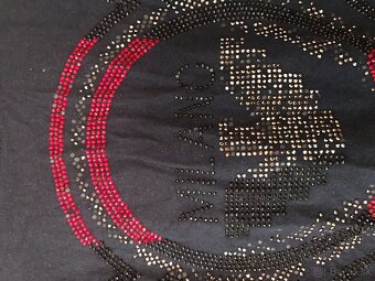 EMPORIO ARMANI crystal damske tricko M/L - 5