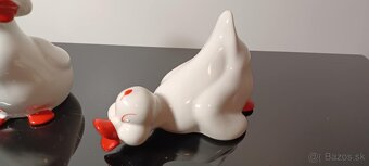 Krásne porcelánové staré kačičky 60 te roky - 5