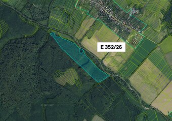 Kalnište – 6.264 m2 LESOV (Urbáru) - 5
