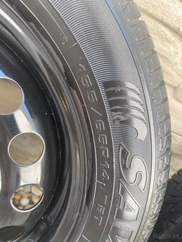 peugeot 107 plechove disky pneumatiky 155/65/14 - 5