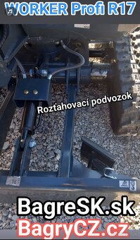 PREDAJ - Minibager - WORKER Profi R17 - 5