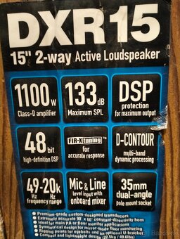 Predám box Yamaha DXR15 - 5