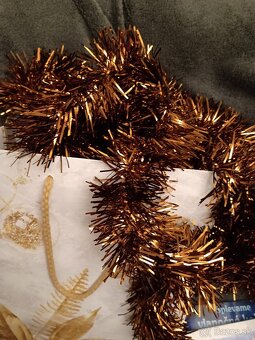 Staré zo skla-Gule,3xAnjelik, ozdobné reťaze - 5