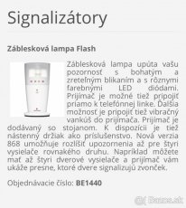 Signalizácia bellman visit 868 - 5