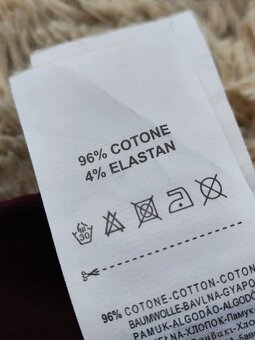 Bavlnená vínová sukňa - 5