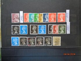Poštové známky - ANGLICKO - 6 FOTO - 5
