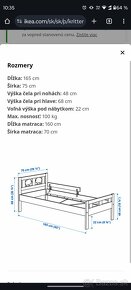 Detská posteľ IKEA Kritter 2ks - 5
