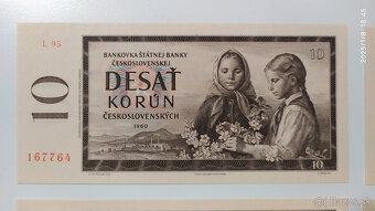 10 Kčs 1960 ..... 4 - postupka UNC, predposledná séria - 5