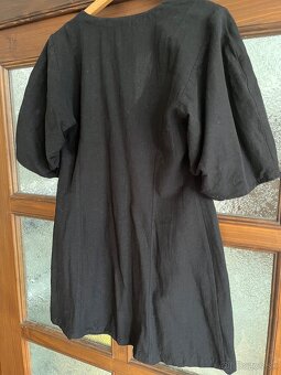 Reserved Čierne šaty krátke č. L - 5