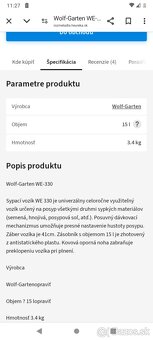 Sypaci vozík na hnojivá Garten WE-330 - 5