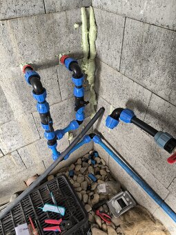 Zapojenie vŕtanej studne, montáž čerpadiel - 5