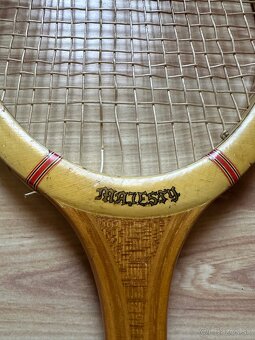 Retro tenisová raketa Majesty Slavie - 5
