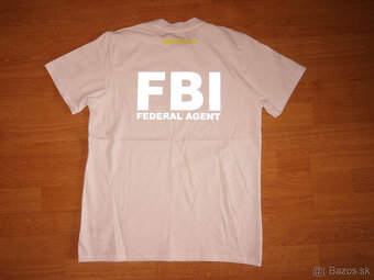 Balenciaga pánske tričko vzor FBI - 5