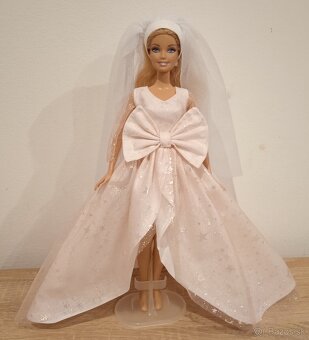 Barbie -svadobne šaty pre Barbie - 5