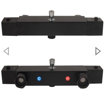 Predám sprchovú súpravu v čiernej farbe - 5