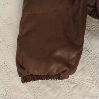 Benetton teplučký praktický overal/fusak čokoládová farba - 5